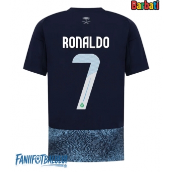 Al-Nassr Cristiano Ronaldo #7 Tricou Fotbal Replică 2025-26 Barbati Deplasare